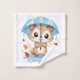 Also Rainy days ウォッシュタオル