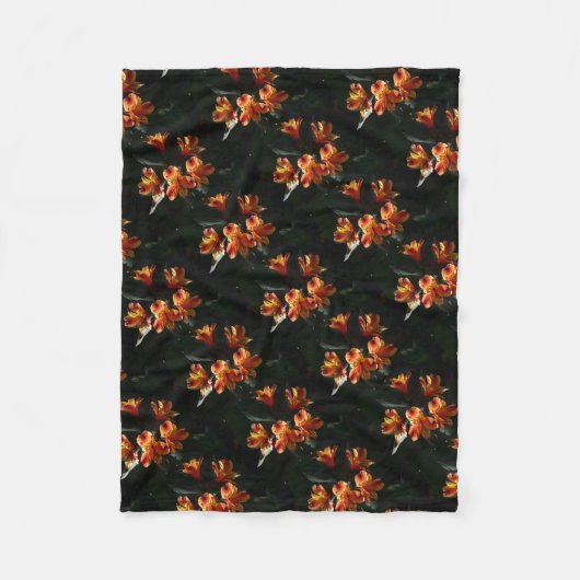 alstroemère フリースブランケット (正面)