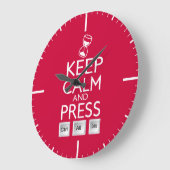 Alt保キーを押して削除しますおもしろい ラージ壁時計 (傾斜)