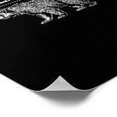 Alt米国国立公園レジストサービスTシャツベアV ポスター (角)