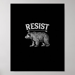 Alt米国国立公園レジストサービスTシャツベアV ポスター