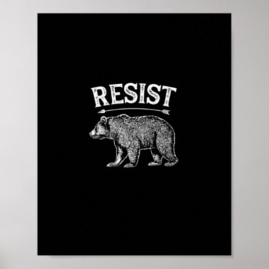 Alt米国国立公園レジストサービスTシャツベアV ポスター (正面)