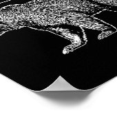 Alt米国国立公園レジストサービスTシャツベアV ポスター (角)