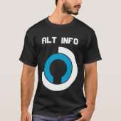 Alt – 情報 tシャツ (正面)