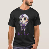 Alt Aesthetics Delicious Devil Girl Sushi Roll Emo Tシャツ (正面)