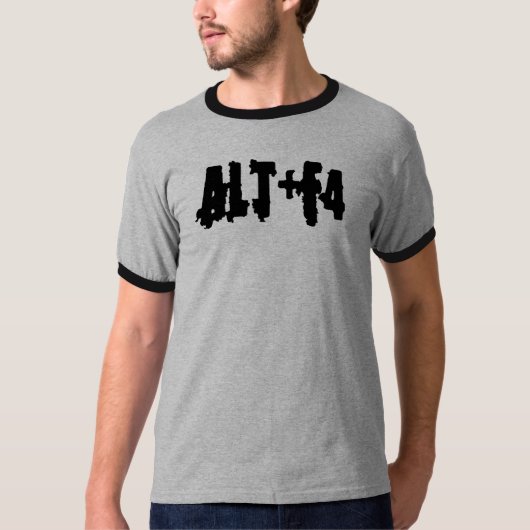 ALT+F4ティー Tシャツ (正面)
