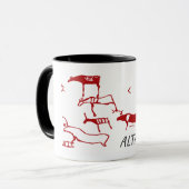 Alta, Norway (rock carving) マグカップ (正面左)