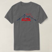 Alta Ski Resort in Utah Tシャツ (デザイン正面)