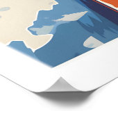 Alta Utah Ski View from Slopes Print - Panoramic ポスター (角)