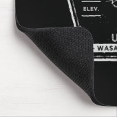 Alta Utah Snow Skiing  マウスパッド (コーナー)