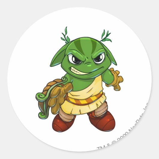 Altadorのチーム大尉2 ラウンドシール (正面)