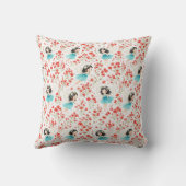 Altami Cute Floral Girl Pillow – Kids Nursery Deco クッション (裏面)
