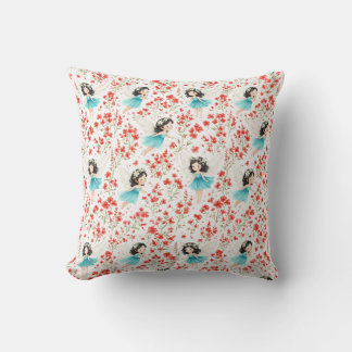 Altami Cute Floral Girl Pillow – Kids Nursery Deco クッション