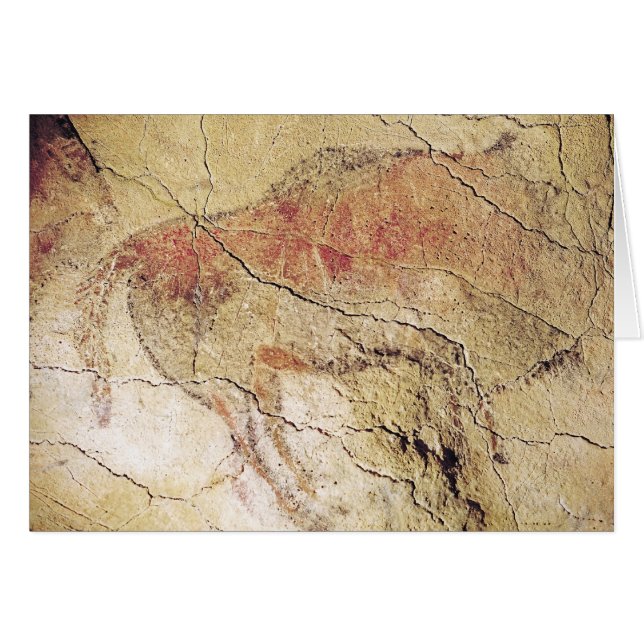 Altamira、紀元前のc.15000の洞窟からのバイソン (正面横)