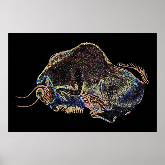 Altamira Bison in Psychedelivision ポスター (正面)