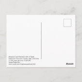 ALTAMIRA CAVE (スペイン)アート ポストカード (裏面)