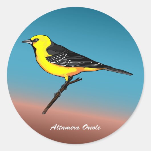 Altamira Oriole rev.2.0ボタンとシール ラウンドシール (正面)