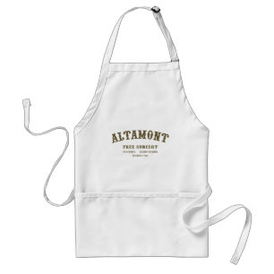 altamontはコンサートを解放します スタンダードエプロン