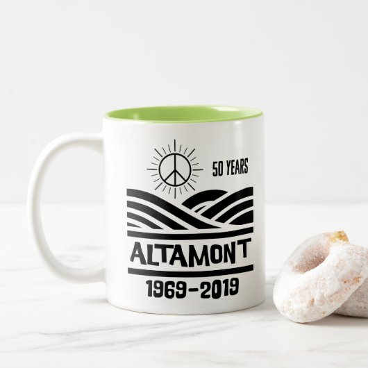 Altamont Speedway 1969-2019 50周年記念 ツートーンマグカップ (ドーナツ)