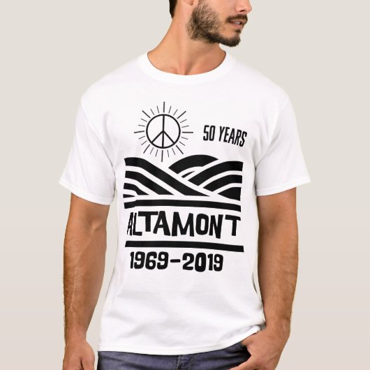 Altamont Speedway 1969-2019 50周年記念 Tシャツ (正面)