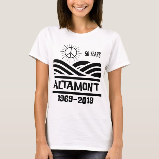 Altamont Speedway 1969-2019 50周年記念 Tシャツ (正面)