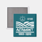 Altamont Speedway 1969-2019 50th Anniversary マグネット (正面/裏面)
