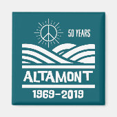 Altamont Speedway 1969-2019 50th Anniversary マグネット (正面)