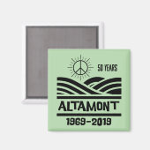 Altamont Speedway 1969-2019 50th Anniversary マグネット (正面/裏面)