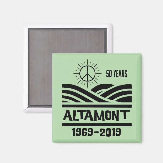 Altamont Speedway 1969-2019 50th Anniversary マグネット (正面/裏面)