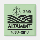 Altamont Speedway 1969-2019 50th Anniversary マグネット (正面)
