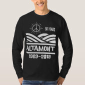 Altamont Speedway 1969-2019 50th Anniversary Tシャツ (正面)