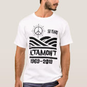 Altamont Speedway 1969-2019 50th Anniversary  Tシャツ (正面)