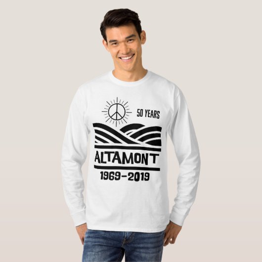 Altamont Speedway 1969-2019 50th Anniversary  Tシャツ (正面フル)
