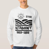 Altamont Speedway 1969-2019 50th Anniversary  Tシャツ (正面)