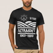 Altamont Speedway 1969-2019 50th Anniversary Tシャツ (正面)