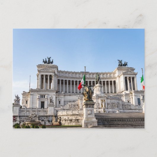 Altare della Patria早朝 – ローマ、イタリア ポストカード (正面)
