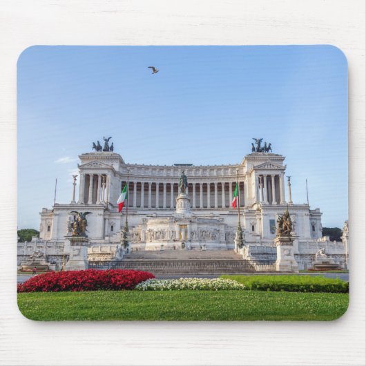 Altare della Patria早朝 – ローマ、イタリア マウスパッド (正面)
