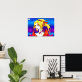 AltDelta ：イエローゲイザーポスター ポスター (ホームオフィス)