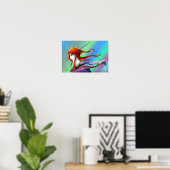AltDelta : Red Geisha Poster ポスター (ホームオフィス)
