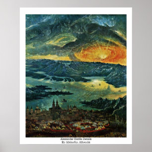 Altdorfer、アルブレヒト著アレキサンダーの戦いの詳細 ポスター