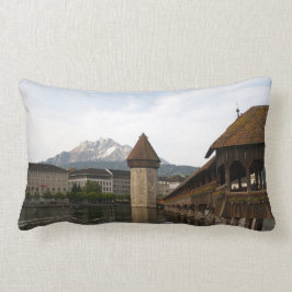 Alte Kappelbrücke Luzern Kissen ランバークッション