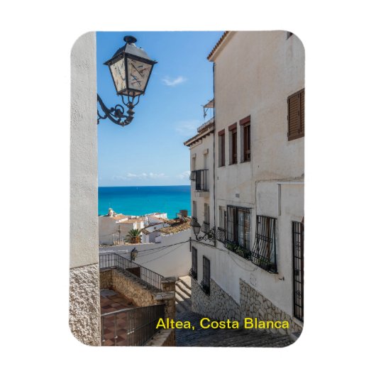 Altea, Cost Blanca，スペイン マグネット (縦)