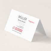 Altenpflege Ambulante Pflege Visitenkarten 名刺 (正面)