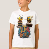 Alter Adventures 3D Pixar Bee 飛んでいる Up Tシャツ (正面)