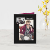 Alter Ego 恋しく思誕生日折り畳みあいさつカード カード (黄色い花)