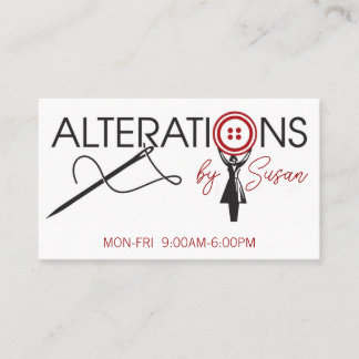 Alteration, Clothing, Tailor, Seamstress 名刺