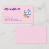 Alterations 名刺 (正面/裏面)