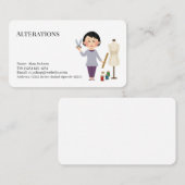 alterations  services editable   business card 名刺 (正面/裏面)