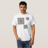 Alternating Geometric Men's Light Shirt Tシャツ (正面フル)