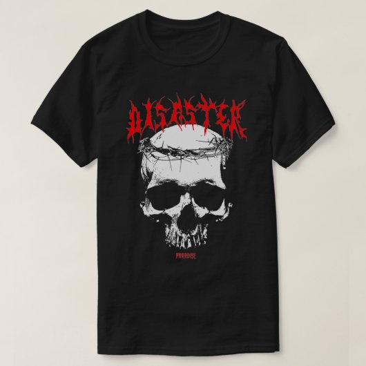 Alternative Clothes Aesthetic Goth Women  Skull Di Tシャツ (デザイン正面)